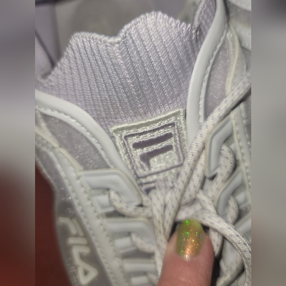 Women’s Fila Lavender Disruptor II Sock Monomesh - Size 9 - Picture 10 of 14